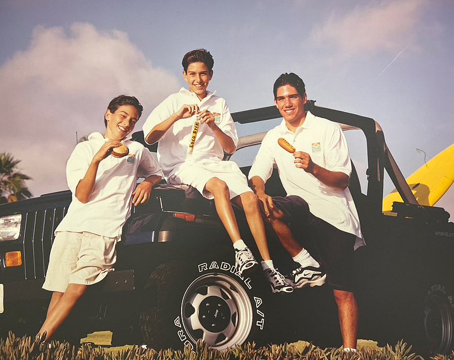 Danny, Mike and Brandon, the third generation