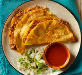 Shredded Chicken Crispy Tacos