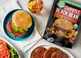 Organic Chipotle Black Bean Burger