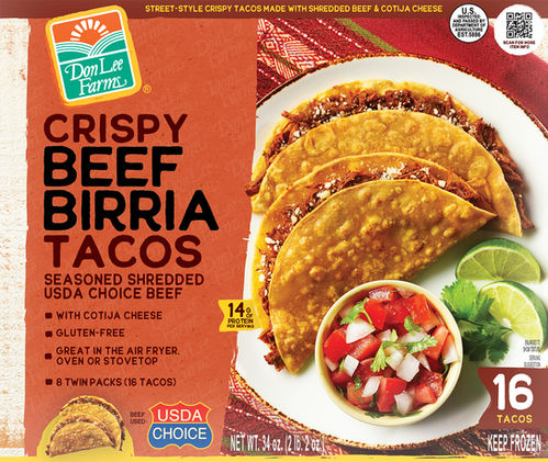 USDA Choice Birria Beef Crispy Tacos